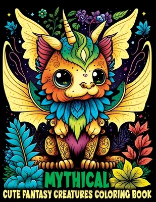 Cute Fantasy Mythical Creatures Coloring Book: Animale adorabile de colorat cu creaturi magice și lumi imaginare - Cute Fantasy Mythical Creatures Coloring Book: Adorable Animals to Color with Magical Creatures and Imaginary Worlds