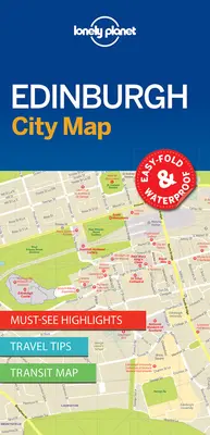 Lonely Planet Harta orașului Edinburgh 1 - Lonely Planet Edinburgh City Map 1