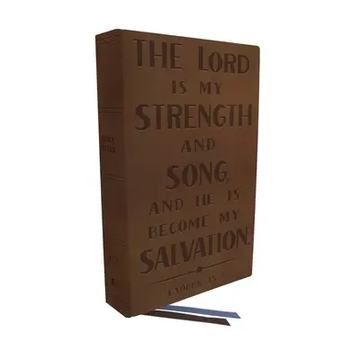 Kjv, Personal Size Reference Bible, Verse Art Cover Collection, Genuine Leather, Brown, Red Letter, Thumb Indexed, Comfort Print: Sfânta Biblie, versiunea King Jam - Kjv, Personal Size Reference Bible, Verse Art Cover Collection, Genuine Leather, Brown, Red Letter, Thumb Indexed, Comfort Print: Holy Bible, King Jam