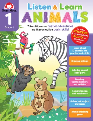 Ascultă și învață: Animale, clasa 1 - Listen and Learn: Animals, Grade 1