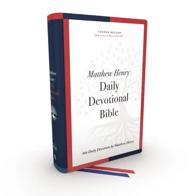Nkjv, Matthew Henry Daily Devotional Bible, Hardcover, Red Letter, Thumb Indexed, Comfort Print: 366 Devoțiuni zilnice de Matthew Henry - Nkjv, Matthew Henry Daily Devotional Bible, Hardcover, Red Letter, Thumb Indexed, Comfort Print: 366 Daily Devotions by Matthew Henry