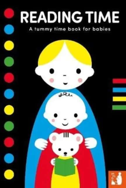 Reading Time - O carte pentru bebeluși cu un contrast ridicat - Reading Time - A high-contrast tummy time book for babies