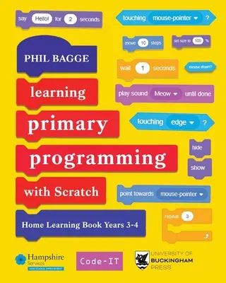 Învățarea programării în clasele primare cu Scratch (Carte de învățare acasă Anii 3-4) - Learning Primary Programming with Scratch (Home Learning Book Years 3-4)