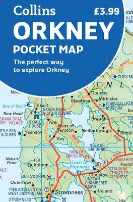 Harta de buzunar Orkney: Modul perfect de a explora Orkney - Orkney Pocket Map: The Perfect Way to Explore Orkney
