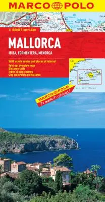 Mallorca (Ibiza, Formentera, Menorca) Harta Marco Polo - Mallorca (Ibiza, Formentera, Menorca) Marco Polo Map