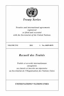Seria de tratate 2743 - Treaty Series 2743