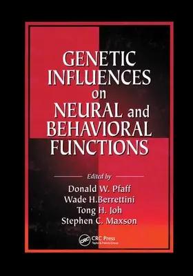 Influențe genetice asupra funcțiilor neuronale și comportamentale - Genetic Influences on Neural and Behavioral Functions