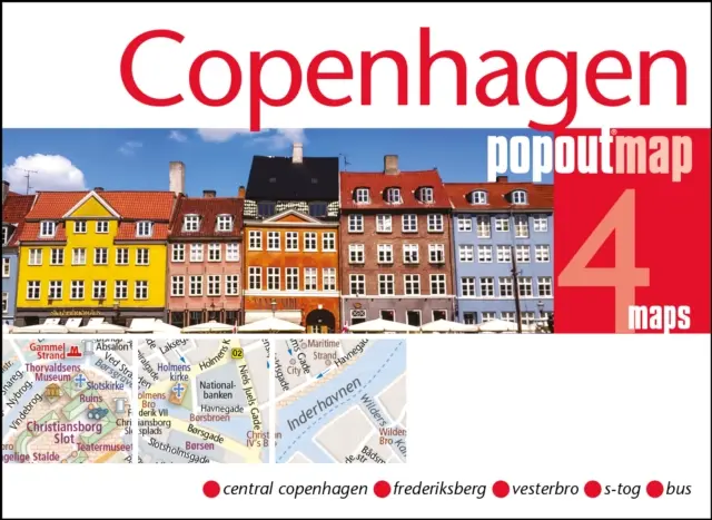 Copenhaga Popout Map - Copenhagen Popout Map