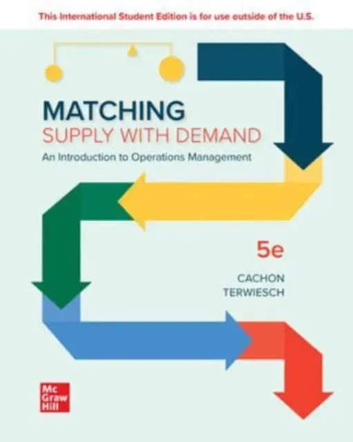 ISE Matching Supply with Demand: O introducere în managementul operațiunilor - ISE Matching Supply with Demand: An Introduction to Operations Management