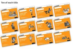 Read Write Inc. Phonics: Orange Set 4 Cărți de povești de bază în alb și negru (pachet de 120) - Read Write Inc. Phonics: Orange Set 4 Core Black & White Storybooks (Pack of 120)