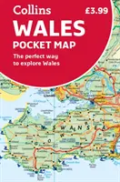 Harta de buzunar Wales - Modul perfect de a explora Țara Galilor - Wales Pocket Map - The Perfect Way to Explore Wales