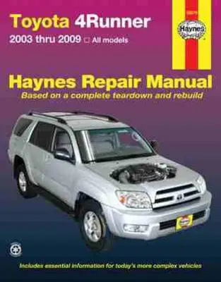 Toyota 4Runner 2003 până în 2009 - Toate modelele - Toyota 4Runner 2003 To 2009 - All models