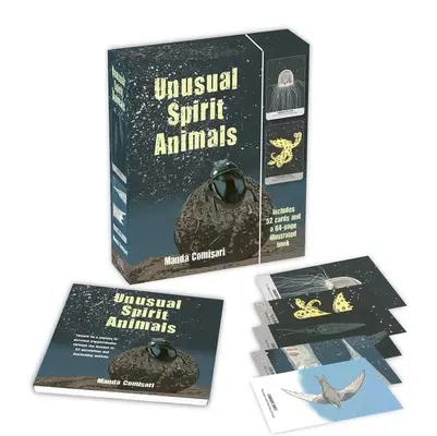 Unusual Animal Messages Oracle Deck - include 52 de cărți și o carte ilustrată de 64 de pagini - Unusual Animal Messages Oracle Deck - Includes 52 Cards and a 64-Page Illustrated Book