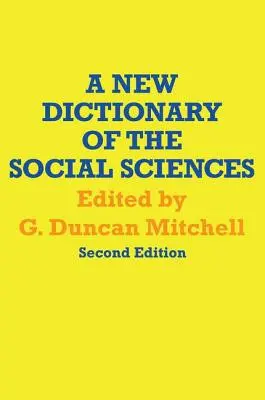 Un nou dicționar al științelor sociale - A New Dictionary of the Social Sciences