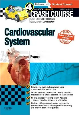 Crash Course Sistemul cardiovascular Ediție actualizată tipărită + E-Book - Crash Course Cardiovascular System Updated Print + E-Book Edition