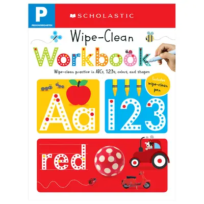 Carte de lucru Pre-K Wipe-Clean: Scholastic Early Learners (Wipe-Clean) - Pre-K Wipe-Clean Workbook: Scholastic Early Learners (Wipe-Clean)