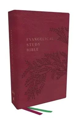 Nkjv, Biblia evanghelică de studiu, Leathersoft, Rose, Red Letter, Comfort Print: Centrată pe Hristos. Dezvoltătoare de credință. Focalizată pe misiune. - Nkjv, Evangelical Study Bible, Leathersoft, Rose, Red Letter, Comfort Print: Christ-Centered. Faith-Building. Mission-Focused.
