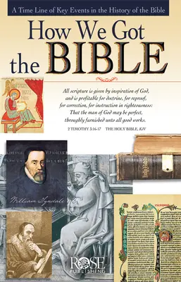Cum am obținut Biblia Pamflet: O cronologie a evenimentelor cheie din istoria Bibliei - How We Got the Bible Pamphlet: A Time Line of Key Events in the History of the Bible