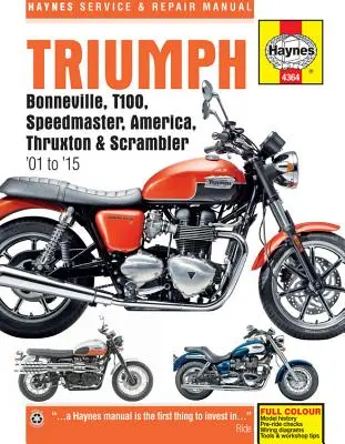Triumph Bonneville, T100, Speedmaster, America, Thruxton și Scrambler (01 - 15) - Triumph Bonneville, T100, Speedmaster, America, Thruxton & Scrambler (01 - 15)