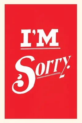 Jurnal de epocă I'm Sorry - Vintage Journal I'm Sorry