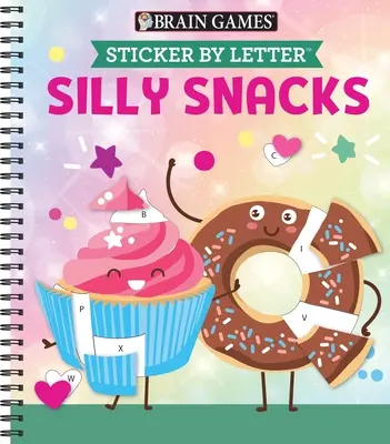 Brain Games - Autocolant după literă: Gustări prostești - Brain Games - Sticker by Letter: Silly Snacks