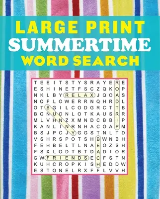 Căutare de cuvinte de vară cu caractere mari - Large Print Summertime Word Search