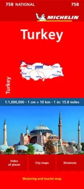Hartă Turcia 758 - Turkey Map 758