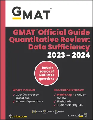 GMAT Official Guide Data Insights Review 2023-2024, ediția Focus: Include carte + bancă de întrebări online + flashcards digitale + aplicație mobilă - GMAT Official Guide Data Insights Review 2023-2024, Focus Edition: Includes Book + Online Question Bank + Digital Flashcards + Mobile App