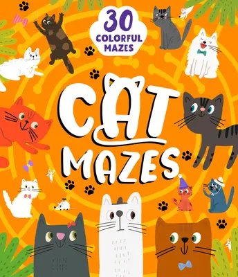 Cat Mazes: 29 de labirinturi colorate - Cat Mazes: 29 Colorful Mazes