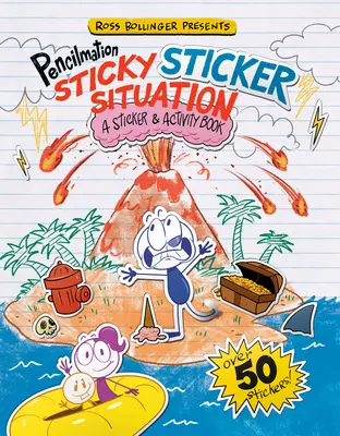 Sticky Sticker Situation: O carte de autocolante și activități - Sticky Sticker Situation: A Sticker & Activity Book