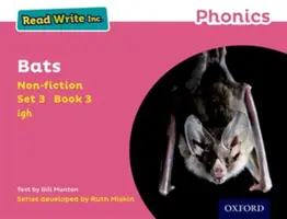 Read Write Inc. Phonics: Roz Set 3 Non-ficțiune 3 Lilieci - Read Write Inc. Phonics: Pink Set 3 Non-fiction 3 Bats