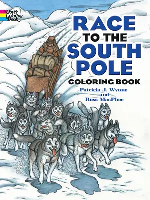 Race to the South Pole Carte de colorat - Race to the South Pole Coloring Book