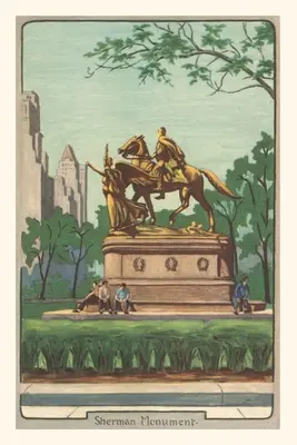 Jurnal de epocă Sherman Monument, New York City - Vintage Journal Sherman Monument, New York City