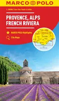 Provence, Alpi, Coasta de Azur Harta Marco Polo - Provence, Alps, Cote d'Azur Marco Polo Map