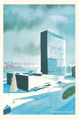 Vintage Journal Rendering of UN Buildings