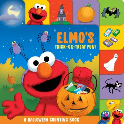 Elmo's Trick-Or-Treat Fun!: O carte de numărat de Halloween (Sesame Street) - Elmo's Trick-Or-Treat Fun!: A Halloween Counting Book (Sesame Street)