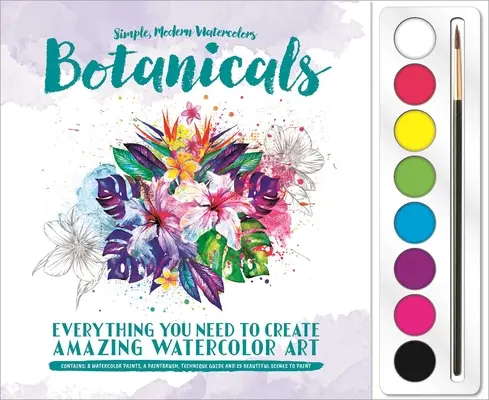 Botanice: Set pictură acuarelă - Botanicals: Watercolor Paint Set