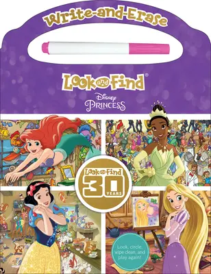 Prințesa Disney: Write-And-Erase Look and Find - Disney Princess: Write-And-Erase Look and Find