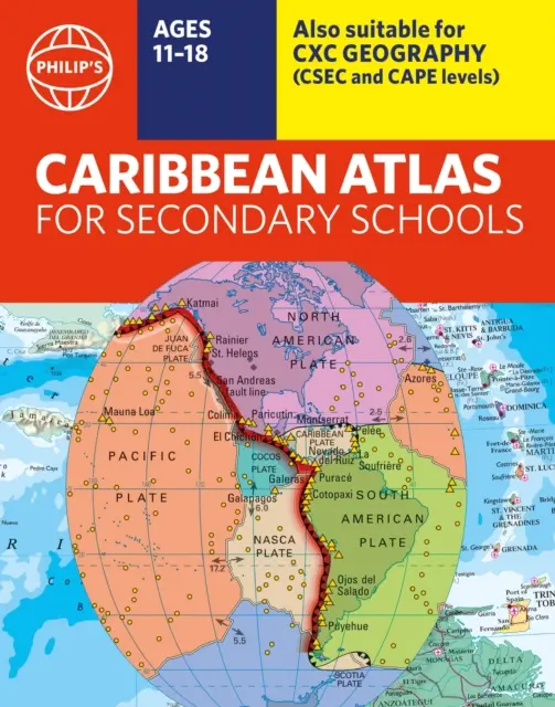 Atlasul Philip's Caribbean pentru școli secundare - ediția a 8-a - Philip's Caribbean Atlas for Secondary Schools - 8th Edition