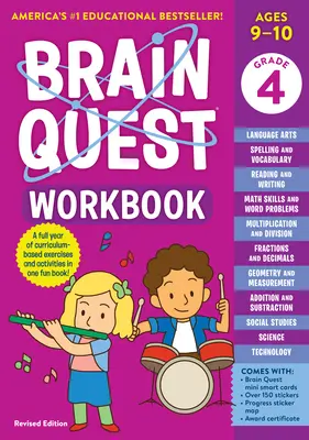 Brain Quest Workbook: 4th Grade Ediție revizuită - Brain Quest Workbook: 4th Grade Revised Edition