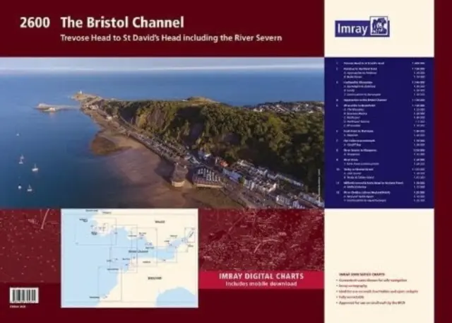 2600 Bristol Channel Chart Pack - De la Trevose Head la St David's Head, inclusiv râul Severn - 2600 Bristol Channel Chart Pack - Trevose Head to St David's Head including the River Severn