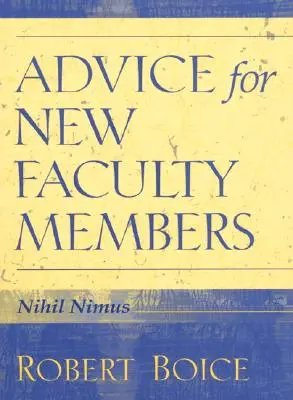 Sfaturi pentru noii membri ai facultății - Advice for New Faculty Members