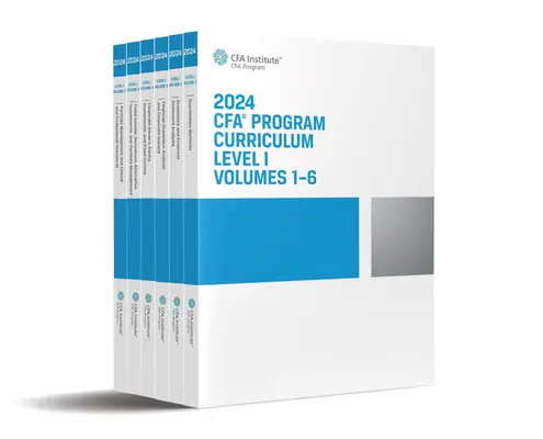 2024 Cfa Program Curriculum Nivel I Box Set - 2024 Cfa Program Curriculum Level I Box Set