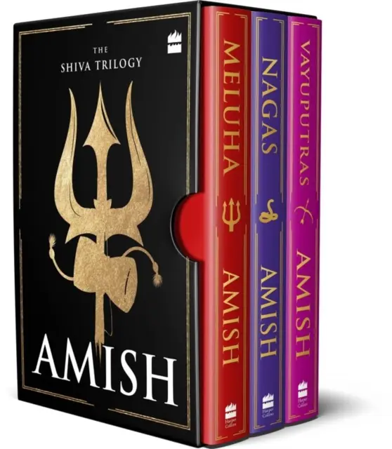 Trilogia Shiva - Ediție specială de colecție - BOX SET (Nemuritorii din Meluha, Secretul lui Nagas, Jurământul lui Vayuputras) - Shiva Trilogy - Special Collector's Edition - BOX SET (The Immortals of Meluha, The Secret of The Nagas, The Oath of the Vayuputras)
