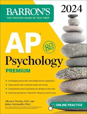 AP Psychology Premium, 2024: 6 teste practice + revizuire cuprinzătoare + practică online - AP Psychology Premium, 2024: 6 Practice Tests + Comprehensive Review + Online Practice