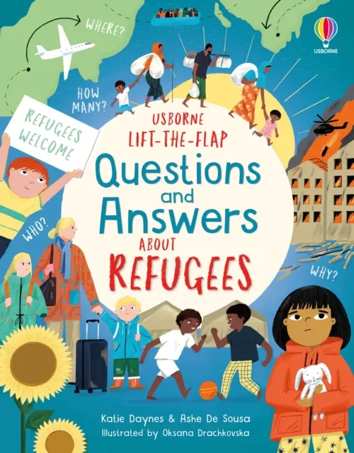 Întrebări și răspunsuri cu clapetă de ridicat despre refugiați - Lift-the-flap Questions and Answers about Refugees