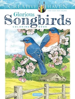 Creative Haven Glorious Songbirds Carte de colorat - Creative Haven Glorious Songbirds Coloring Book