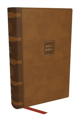 NKJV Compact Paragraph-Style Bible W/ 43,000 Cross References, Brown Leathersoft, Red Letter, Comfort Print: Sfânta Biblie, Noua versiune King James: Sfânta - NKJV Compact Paragraph-Style Bible W/ 43,000 Cross References, Brown Leathersoft, Red Letter, Comfort Print: Holy Bible, New King James Version: Holy