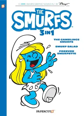 Ștrumfii 3 în 1 Vol. 9: Colecția Ștrumfii pariori, Salata ștrumfilor și Ștrumfetă pentru totdeauna - Smurfs 3 in 1 Vol. 9: Collecting the Gambling Smurfs, Smurf Salad and Forever Smurfette