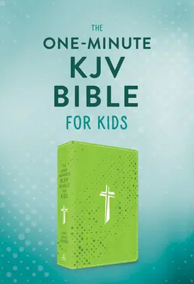 Biblia KJV de un minut pentru copii [Cruce verde neon] - The One-Minute KJV Bible for Kids [Neon Green Cross]